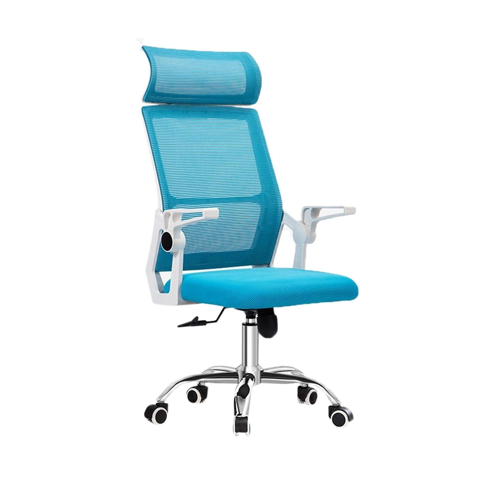 デスク・チェア・キャビネットセット ホワイト　ストロングブルー系 デスク・チェア・キャビネットセット ホワイト ストロングブルー系